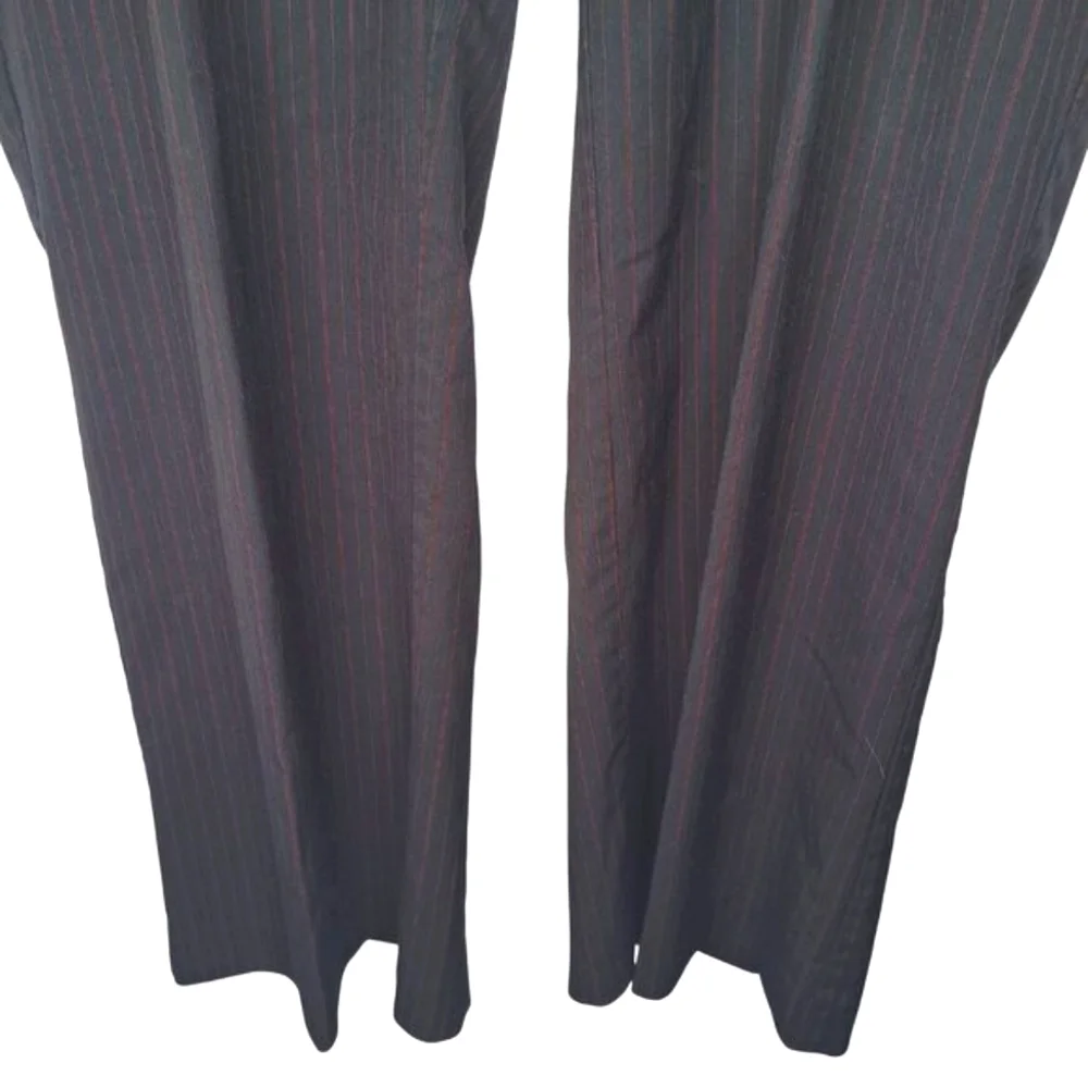 Lane Bryant Black and Red Pinstriped Office Pants Slacks Plus Size 24 - Picture 6 of 7
